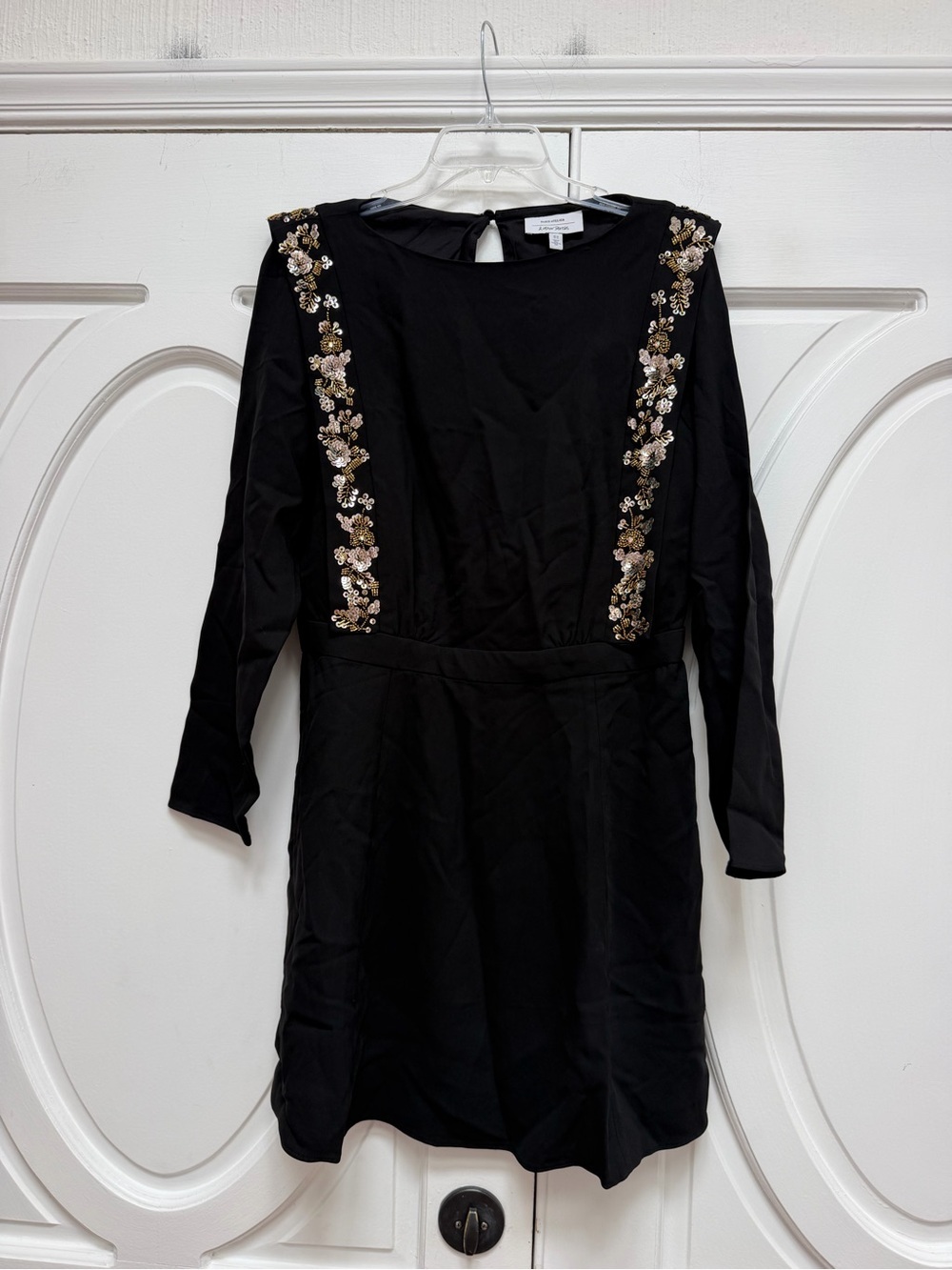 & Other Stories Embellished Black Long-Sleeve Dress 10